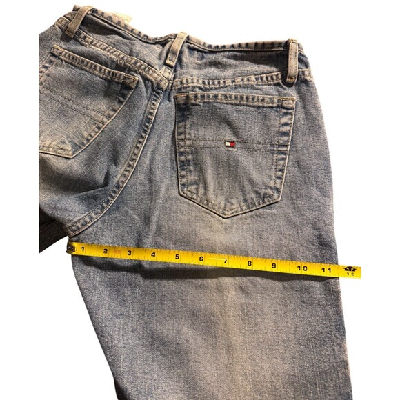 Vintage Tommy Hilfiger Jeans Flare Leg Slip Ankle Womens Size 4 27x30.5 Y2K 90s - Picture 8 of 13